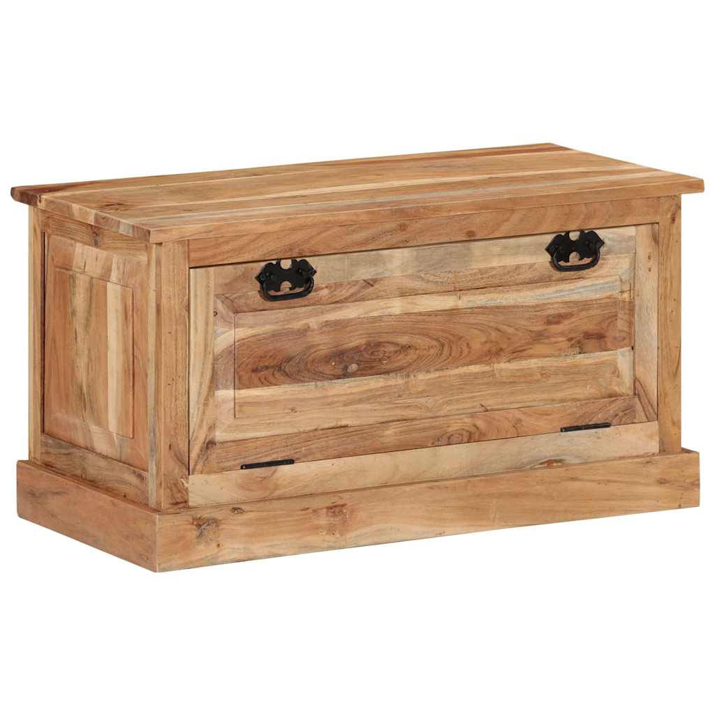 vidaXL Shoe Storage Bench | Natural wood | Solid acacia wood | 85 x 40 x 45 cm 1