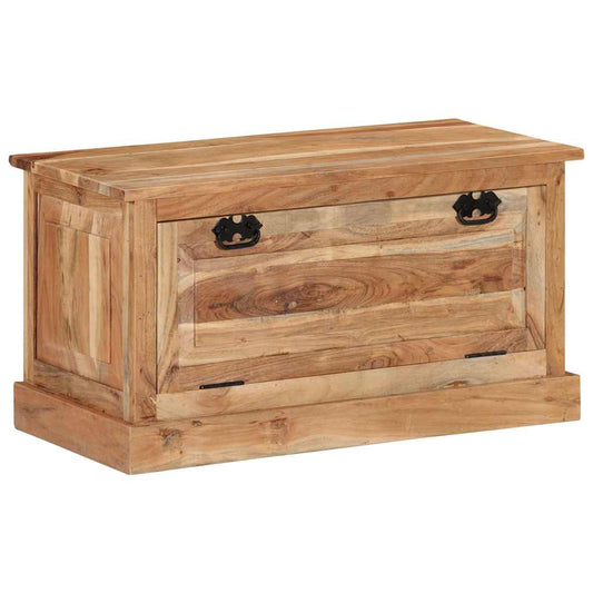 vidaXL Shoe Storage Bench | Natural wood | Solid acacia wood | 85 x 40 x 45 cm 1