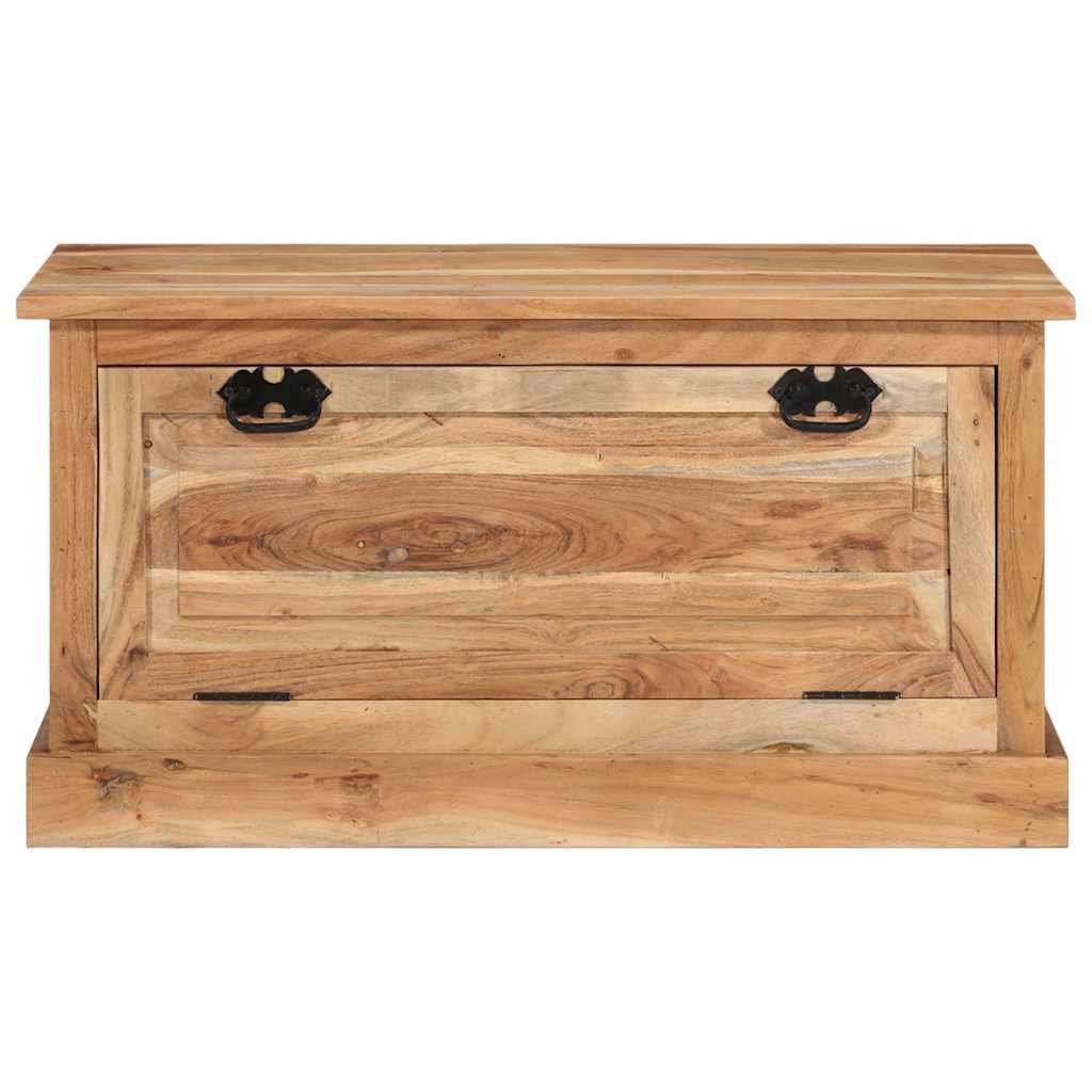 vidaXL Shoe Storage Bench | Natural wood | Solid acacia wood | 85 x 40 x 45 cm 2