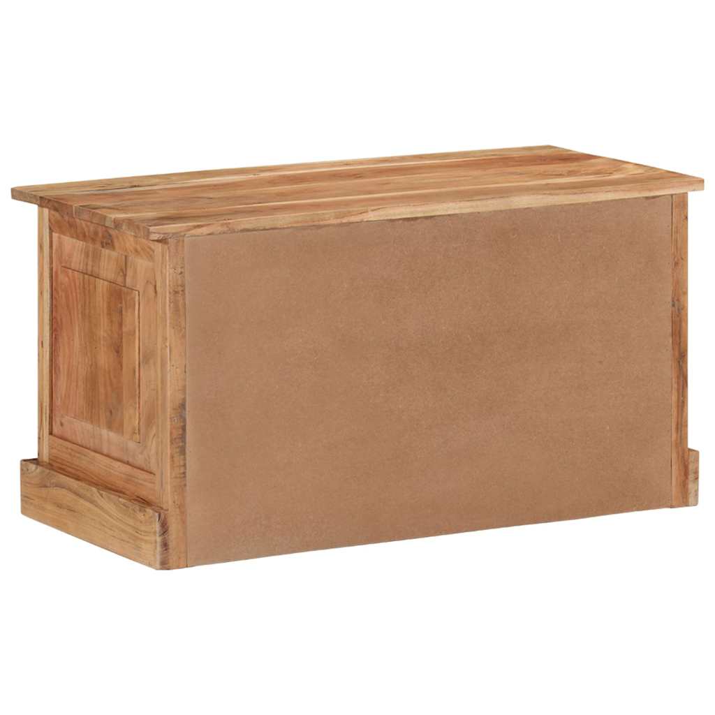 vidaXL Shoe Storage Bench | Natural wood | Solid acacia wood | 85 x 40 x 45 cm 3