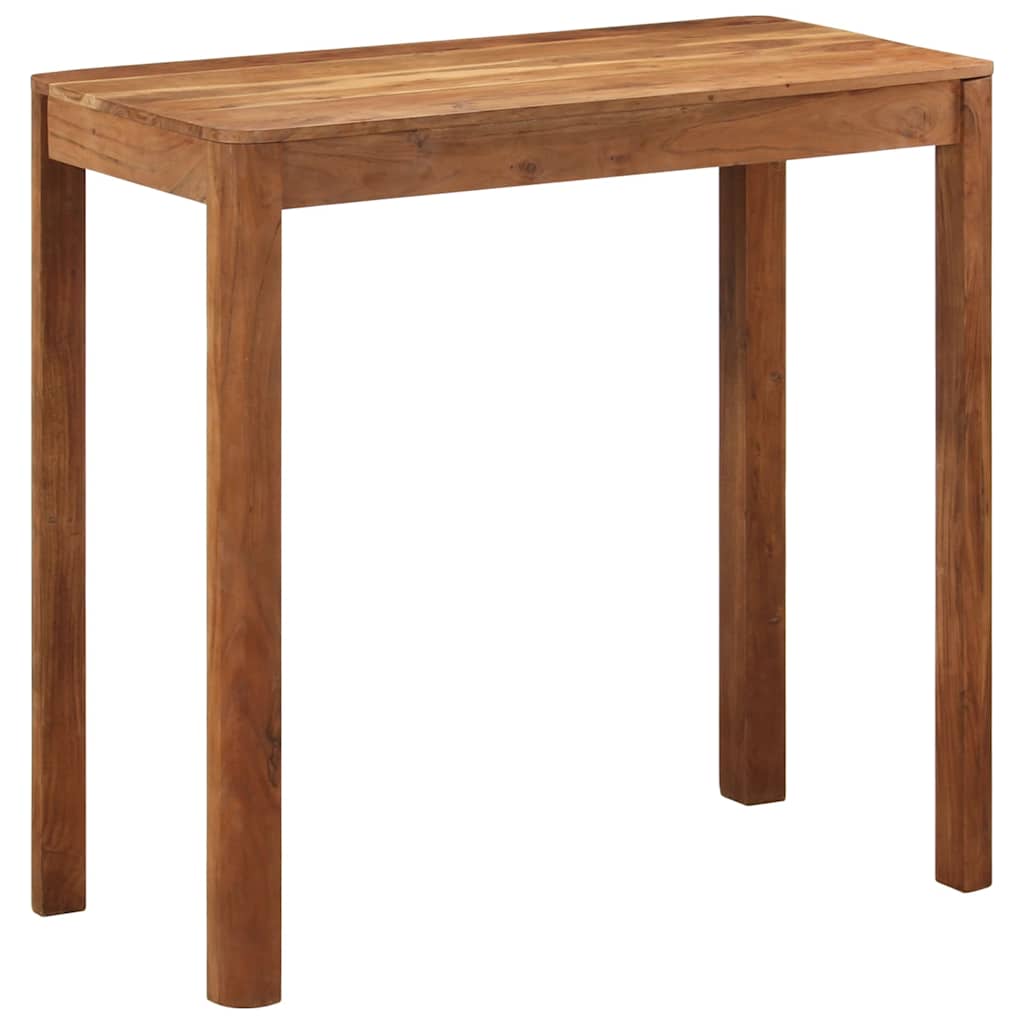 Bar Table Solid Wood Acacia 110 cm 106 cm 55 cm
