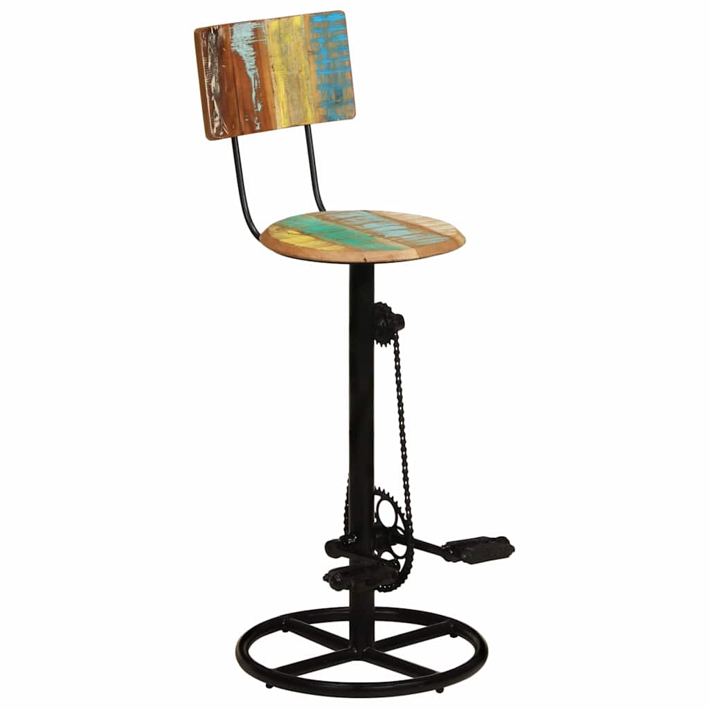 vidaXL Bar Stools 2 pcs Solid Wood Reclaimed 2