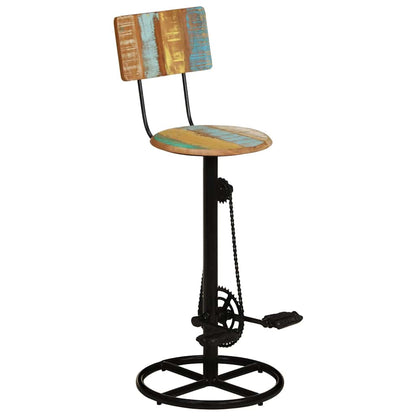 vidaXL Bar Stools 2 pcs Solid Wood Reclaimed 6