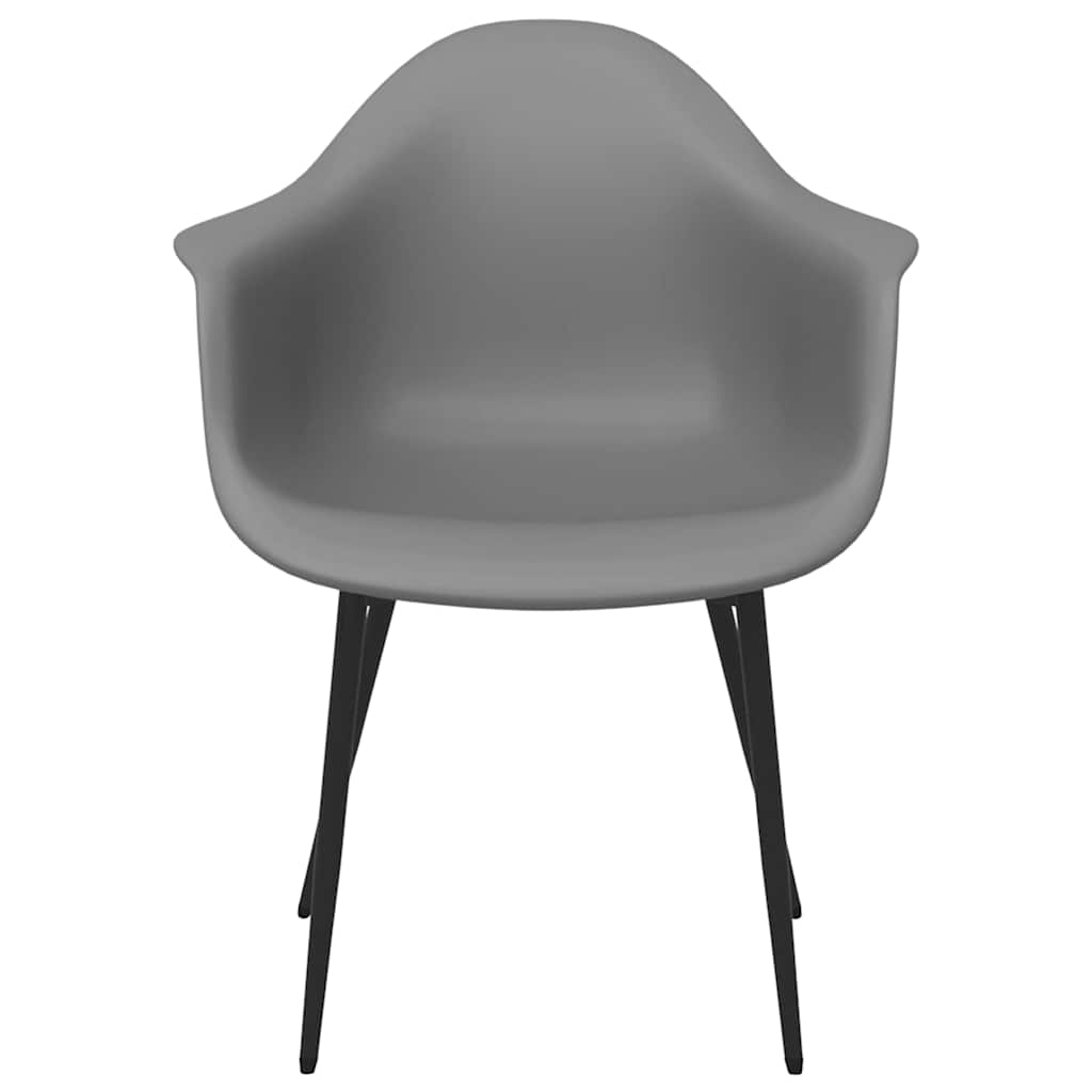 vidaXL Dining Chairs 6 pcs Grey PP 4