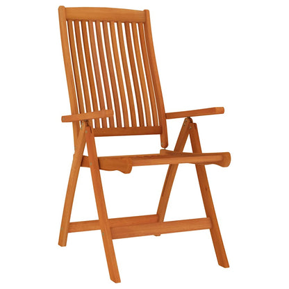 vidaXL Folding Chairs 4 pcs Solid Wood Eucalyptus 3