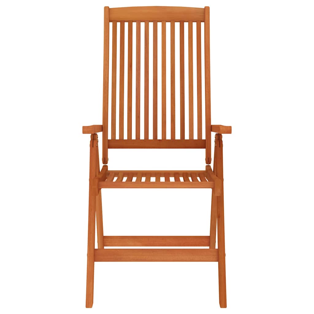 vidaXL Folding Chairs 6 pcs Solid Wood Eucalyptus 4