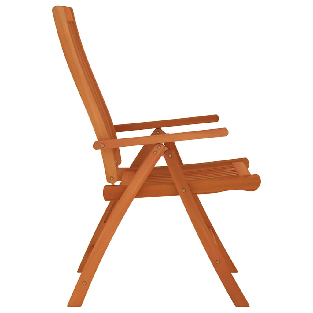vidaXL Folding Chairs 6 pcs Solid Wood Eucalyptus 5