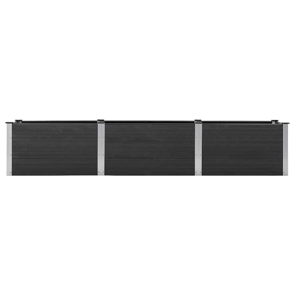 vidaXL Garden Raised Bed 300x50x54 cm WPC Grey 3