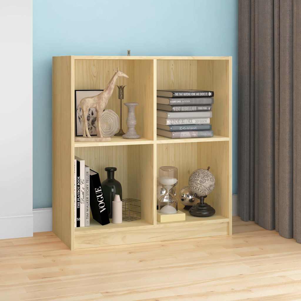 Sideboard 70x33x76 cm Solid Wood Pine Natural