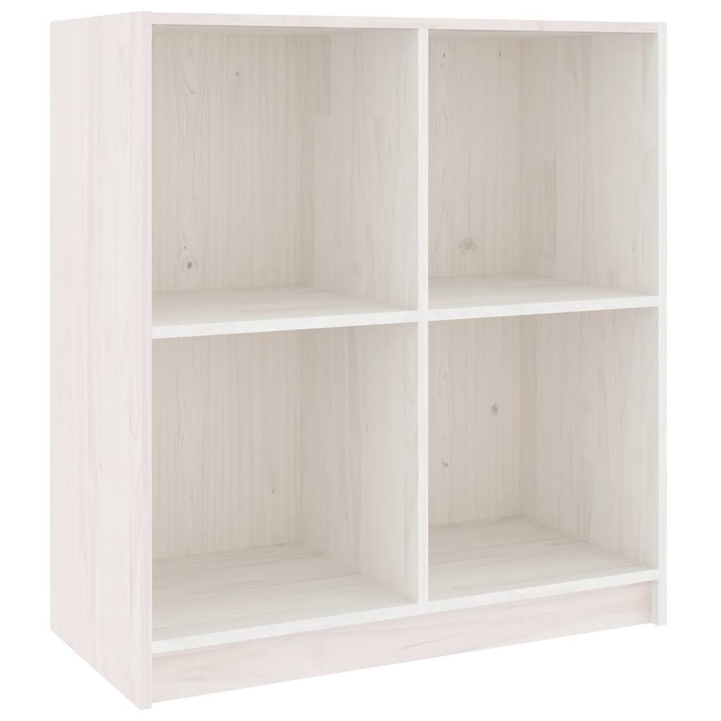 Sideboard 70x33x76 cm Solid Wood Pine White