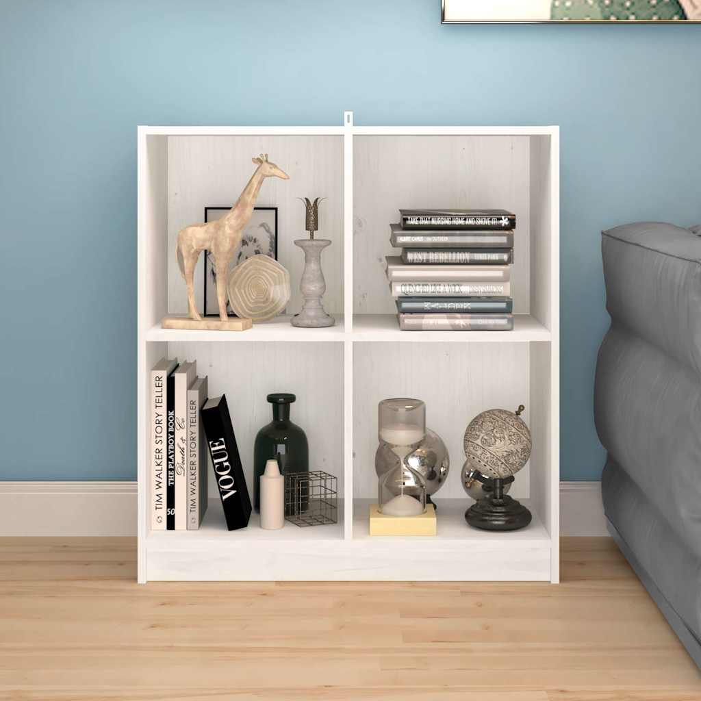 Sideboard 70x33x76 cm Solid Wood Pine White