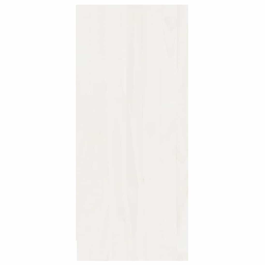 Sideboard 70x33x76 cm Solid Wood Pine White