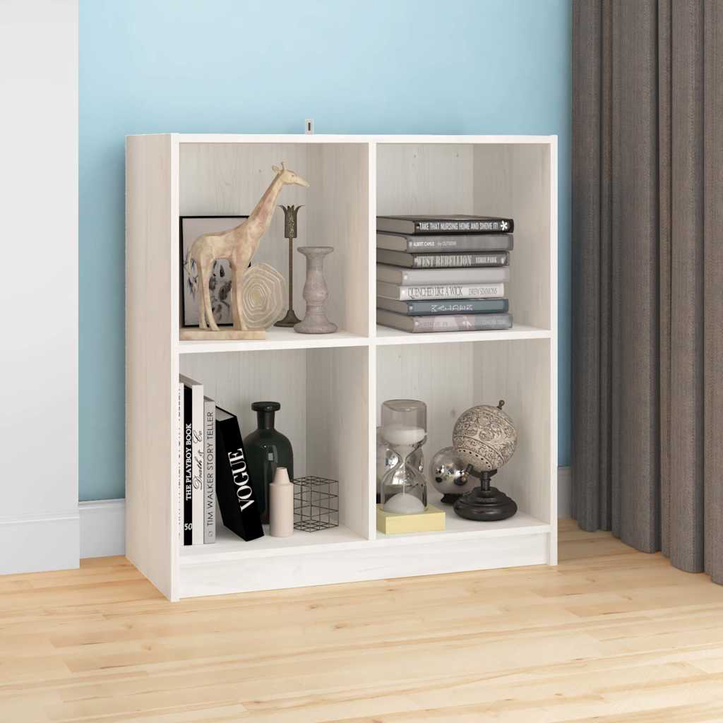 Sideboard 70x33x76 cm Solid Wood Pine White