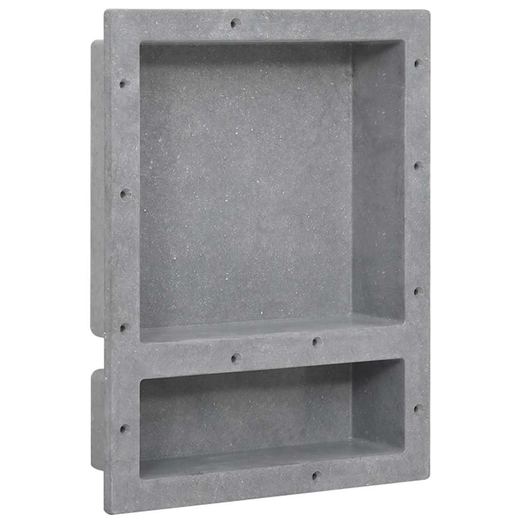 Shower Niche Matt Width 41 cm grey 10 cm 51 cm