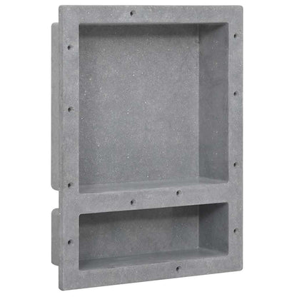 Shower Niche Matt Width 41 cm grey 10 cm 51 cm