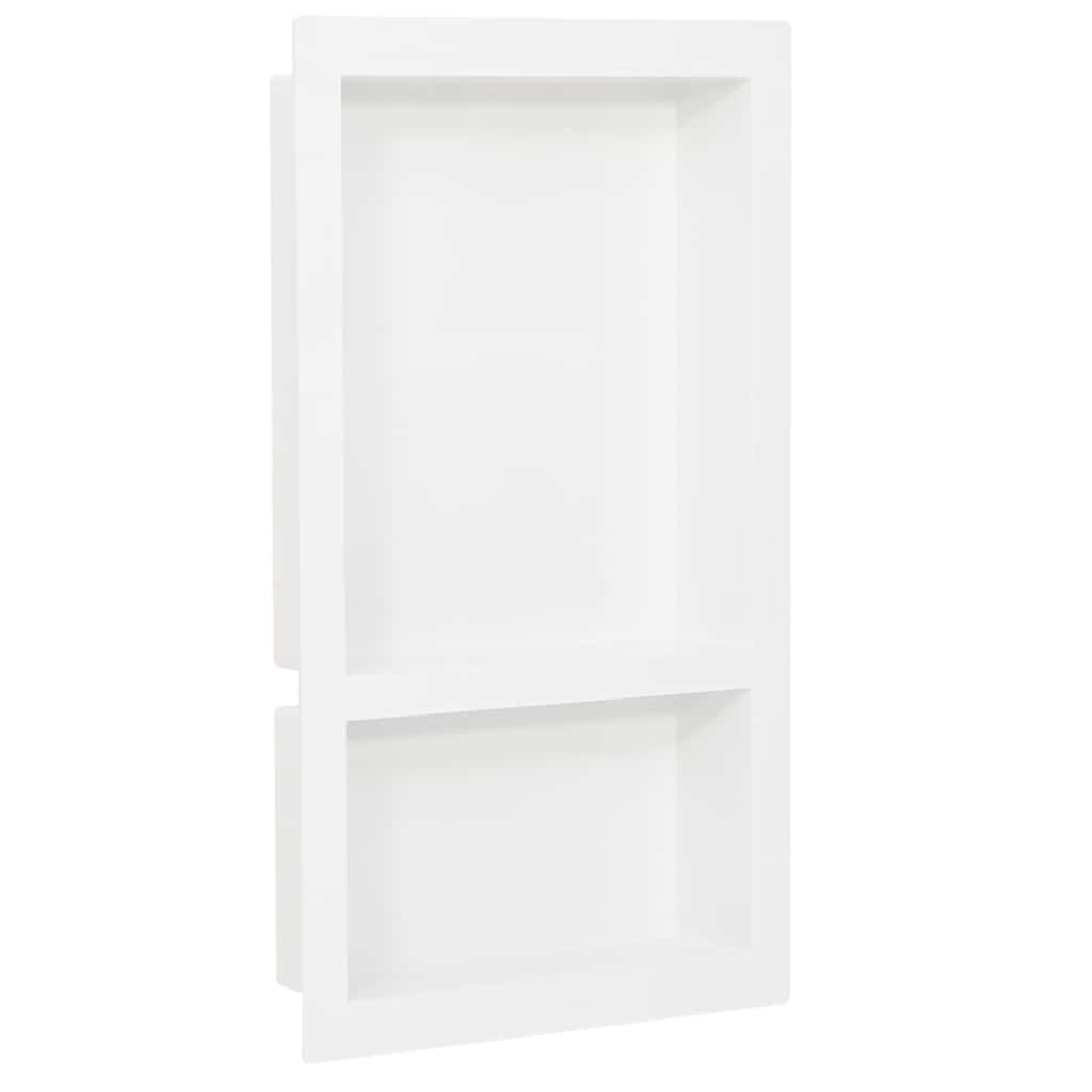 Shower Niche Matt Width 41 cm high gloss white 9 cm 69 cm