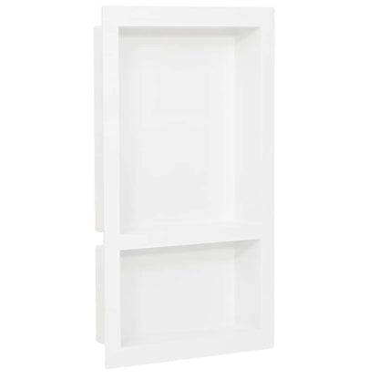 Shower Niche Matt Width 41 cm high gloss white 9 cm 69 cm