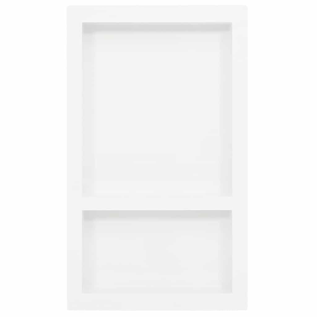 Shower Niche Matt Width 41 cm high gloss white 9 cm 69 cm