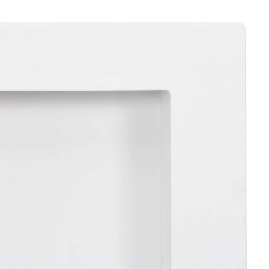 Shower Niche Matt Width 41 cm high gloss white 9 cm 69 cm