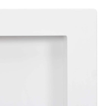Shower Niche Matt Width 41 cm high gloss white 9 cm 69 cm