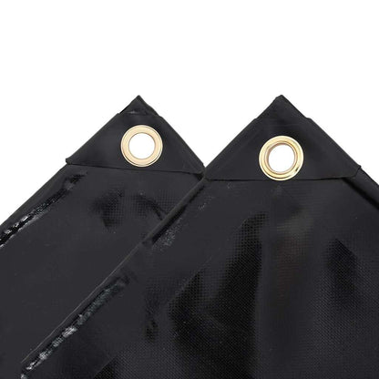 Tarpaulin 650 g/m² with Eyelets Black 5 x 6 m – 6 x 8 m 6 x 8 m