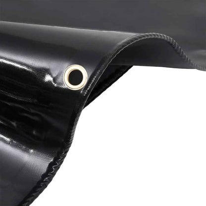 Tarpaulin 650 g/m² with Eyelets Black 5 x 6 m – 6 x 8 m 6 x 8 m