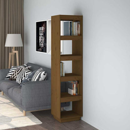 Book Cabinet 40x35x71 cm Solid Wood Pine Honey brown 167 cm