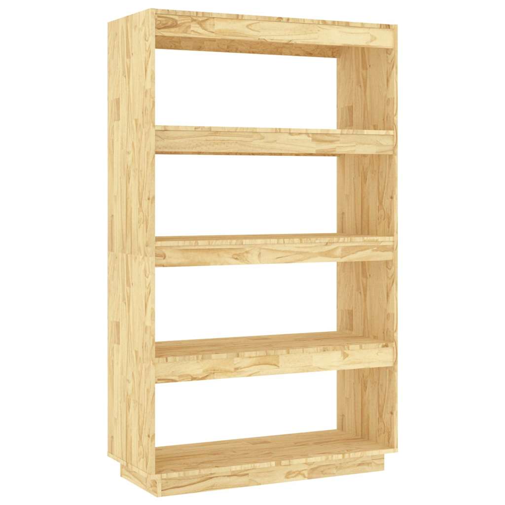 Book Cabinet 80x35x71 cm Solid Wood Pine Natural 135 cm