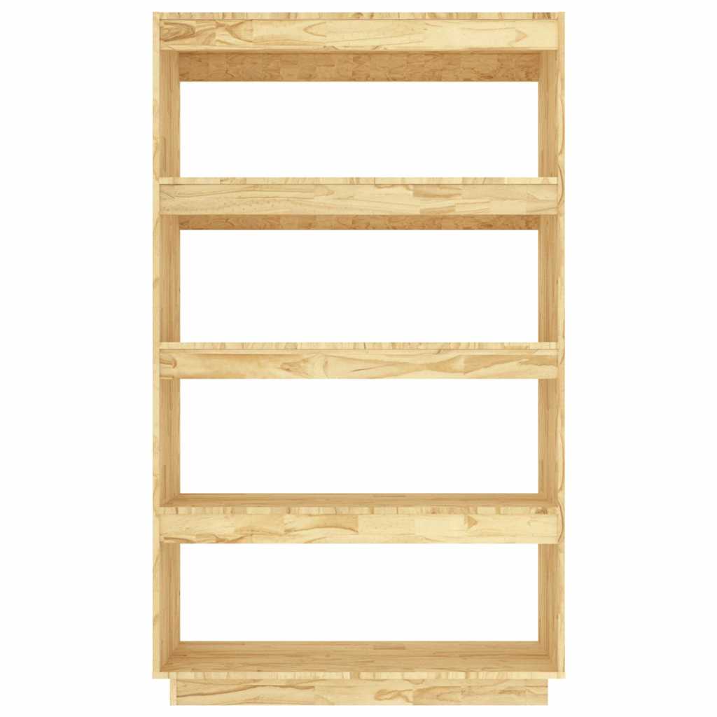 Book Cabinet 80x35x71 cm Solid Wood Pine Natural 135 cm