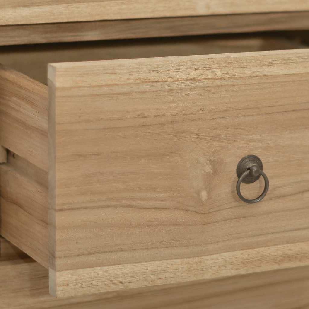 Chest of Drawers Solid Wood Teak, image 6
