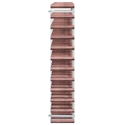 vidaXL Wine Rack for 120 Bottles Brown Solid Wood Pine 6