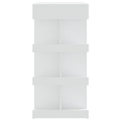 Bar Table with Storage Rack 100x50x101.5 cm White