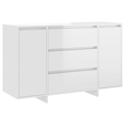 vidaXL Sideboard | High gloss white | Engineered Wood | Medium | Sideboard 2
