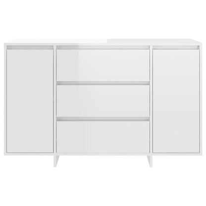 vidaXL Sideboard | High gloss white | Engineered Wood | Medium | Sideboard 5