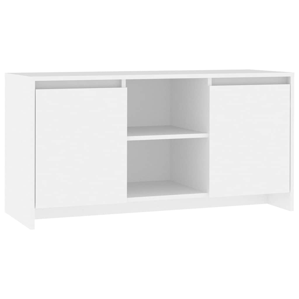 TV Cabinet 102x37,5x52,5 cm Engineered Wood White