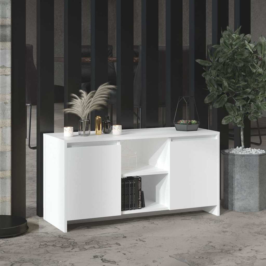 TV Cabinet 102x37,5x52,5 cm Engineered Wood White
