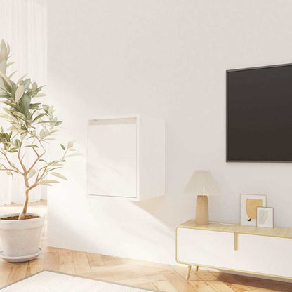 Wall Cabinets 2pcs 30x30x40 cm Solid Wood Pine White