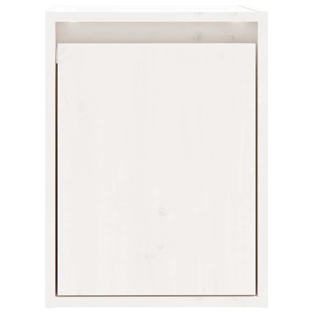 Wall Cabinets 2pcs 30x30x40 cm Solid Wood Pine White