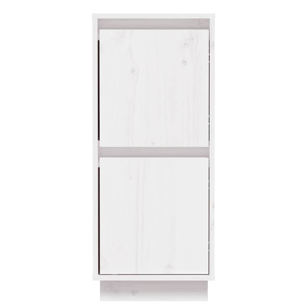 Sideboards 31,5x34x75 cm Solid Wood Pine White 1