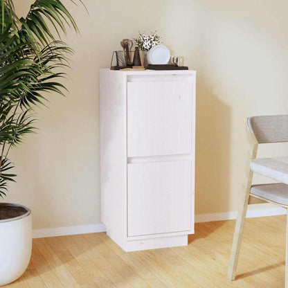 Sideboards 31,5x34x75 cm Solid Wood Pine White 1