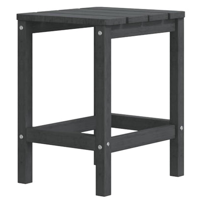 vidaXL Garden Adirondack Chairs with Table HDPE Anthracite 5