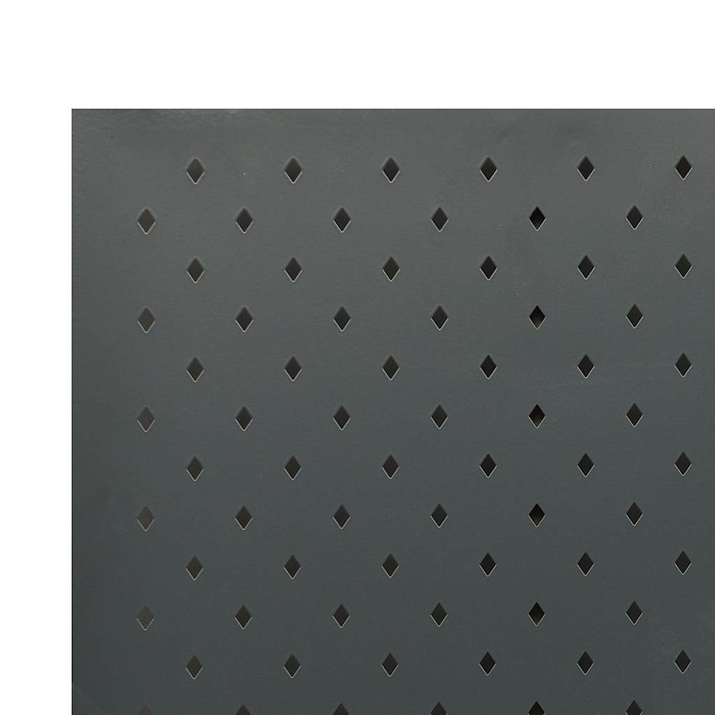 4-Panel Room Dividers Steel 2 pcs Anthracite 200 x 180 cm