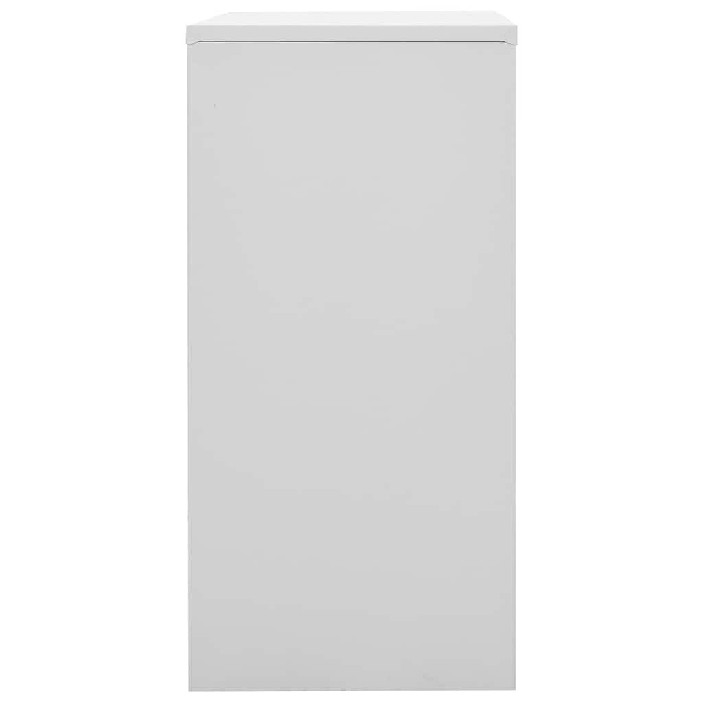 vidaXL Locker Cabinets 2 pcs Light Grey and Blue 90x45x92,5 cm Steel 6