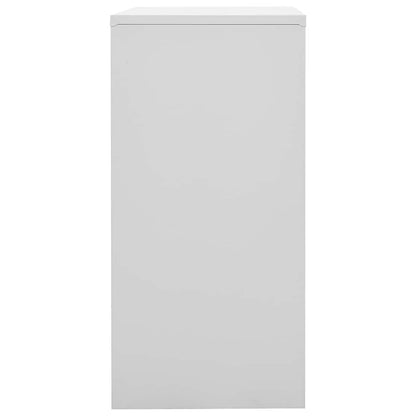vidaXL Locker Cabinets 2 pcs Light Grey and Blue 90x45x92,5 cm Steel 6