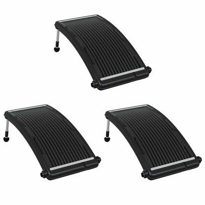 vidaXL Solar Pool Heating Panel | Set of 3 | Black | HDPE | Standard 2