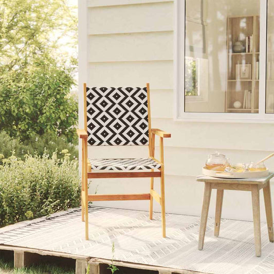 vidaXL Garden Chairs 6 pcs Solid Acacia Wood 1