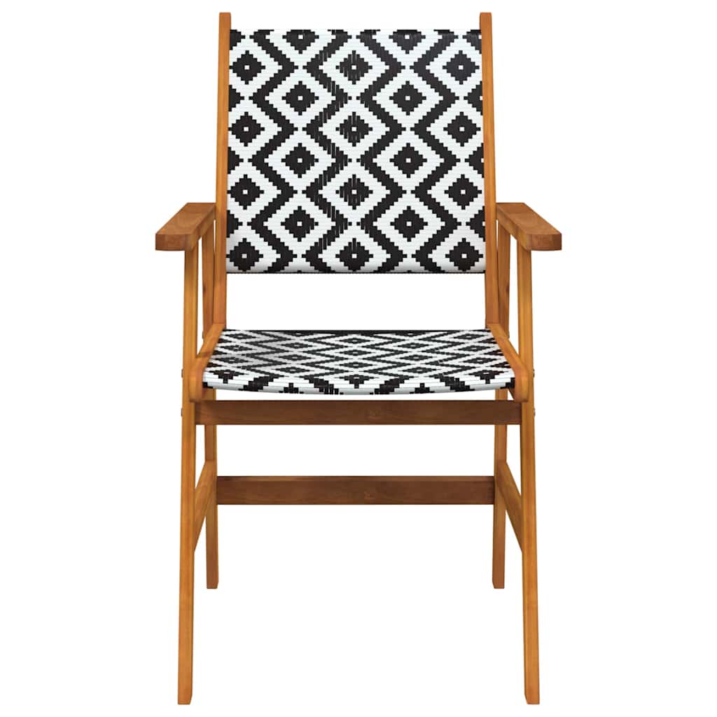 vidaXL Garden Chairs 8 pcs Solid Acacia Wood 4
