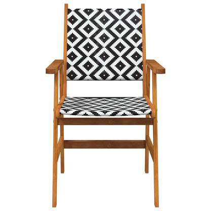 vidaXL Garden Chairs 8 pcs Solid Acacia Wood 4