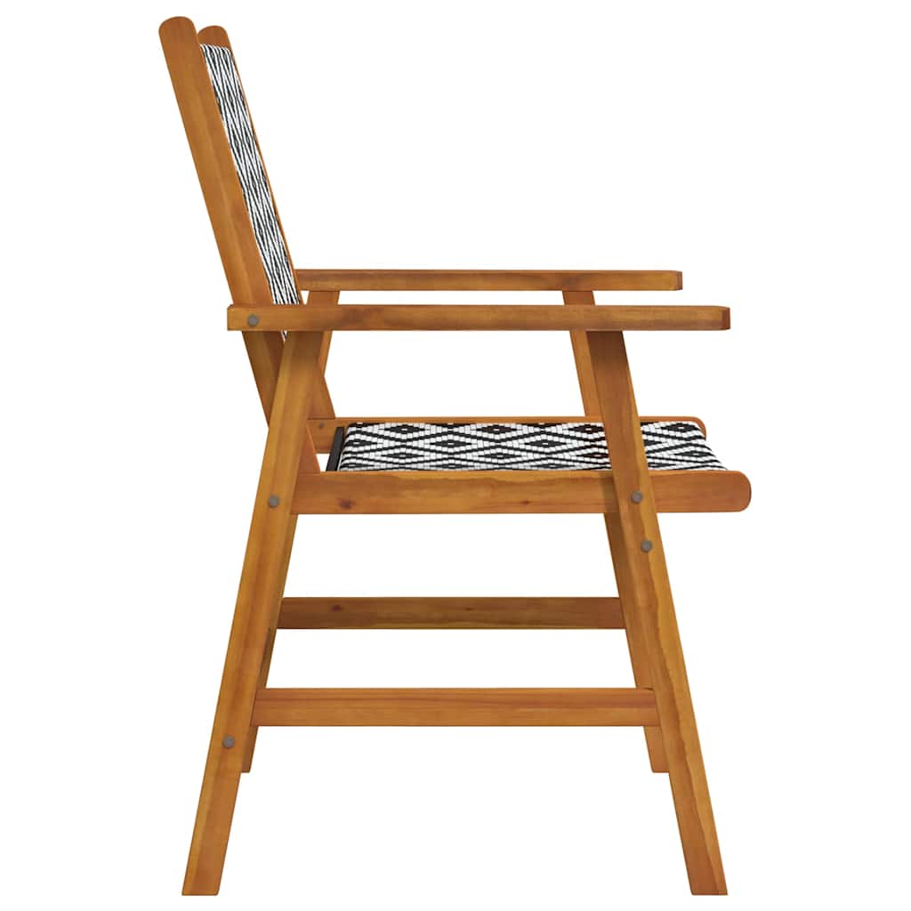 vidaXL Garden Chairs 8 pcs Solid Acacia Wood 5