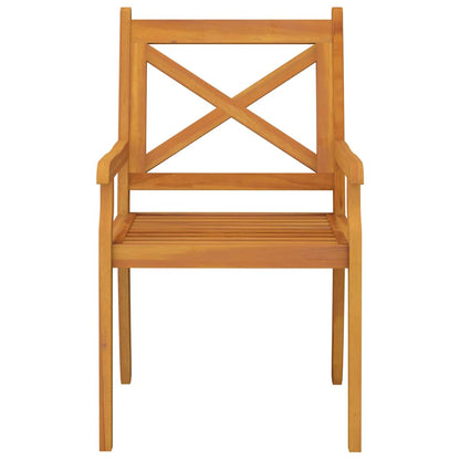 vidaXL Outdoor Dining Chairs 4 pcs Solid Wood Acacia 4